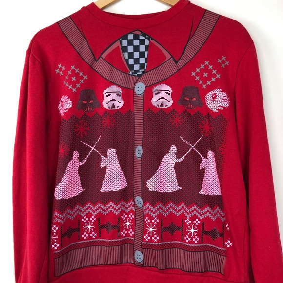 Star Wars Darth Vader Jedi Christmas Sweatshirt - Picture 3 of 10